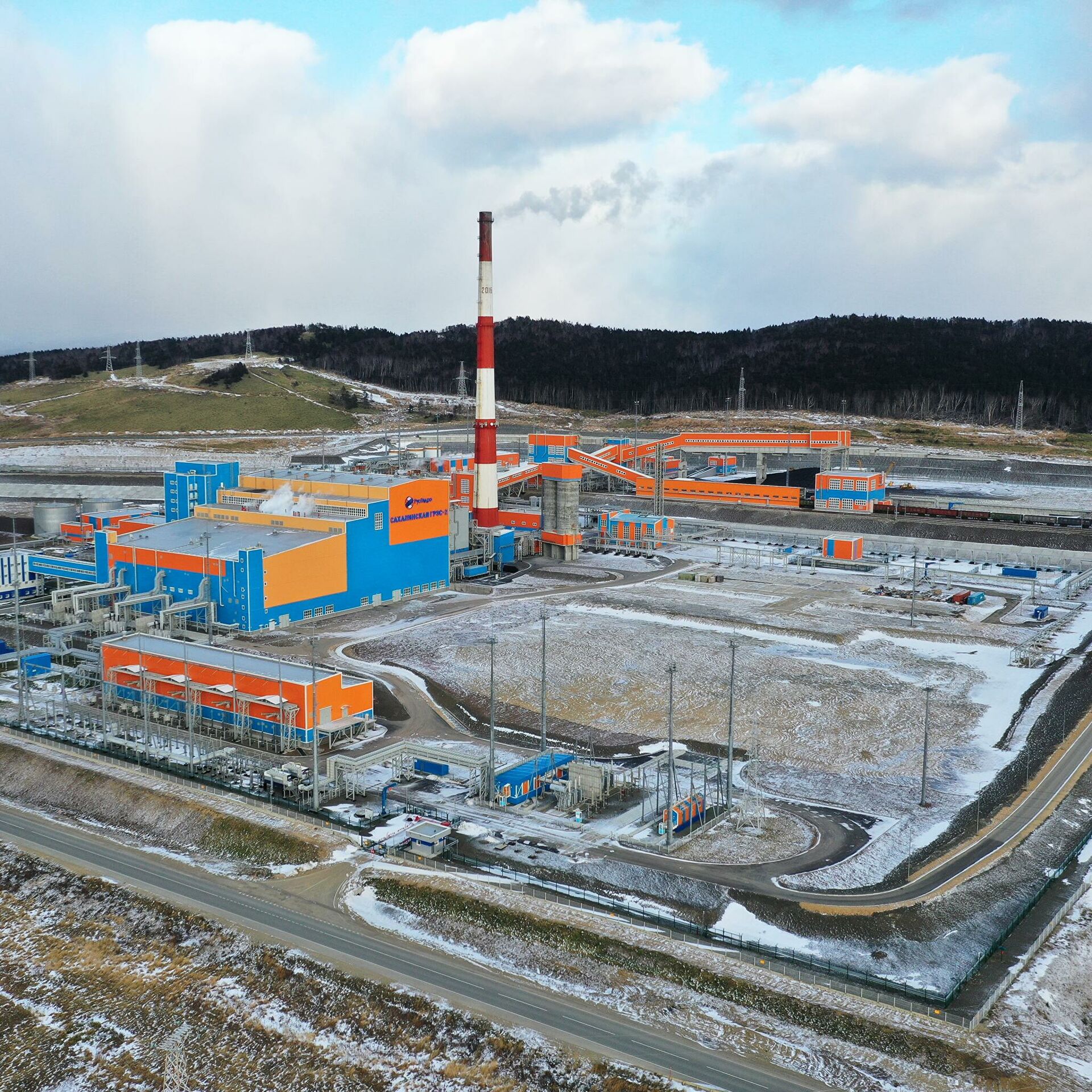 Sakhalin Hydroelectric Power Station-2. Main production complex